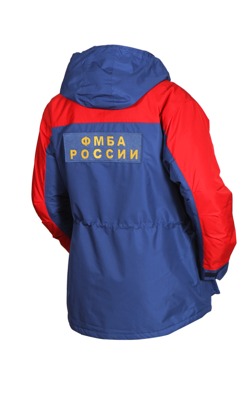 Куртка демисезонная ФМБА со съемным жилетом синий/красный