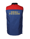 Куртка демисезонная ФМБА со съемным жилетом синий/красный