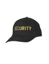 Бейсболка с вышивкой Security х/б черный