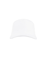 Бейсболка плотная велюр белый