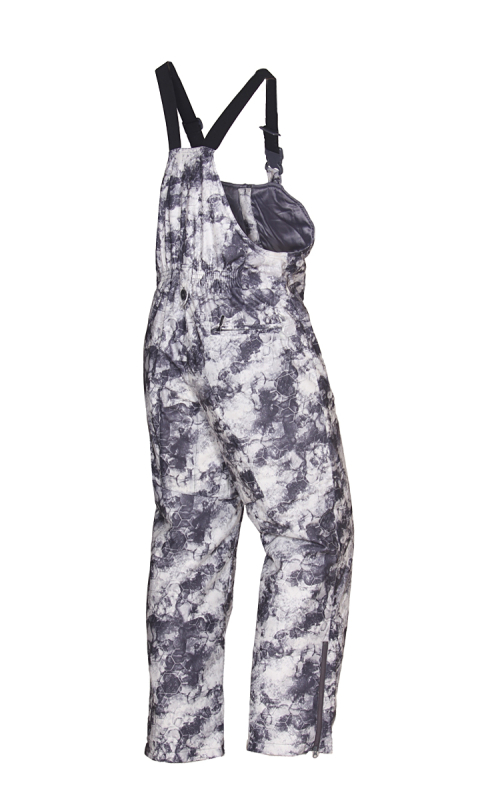 Полукомбинезон зимний Алова белый камуфляж