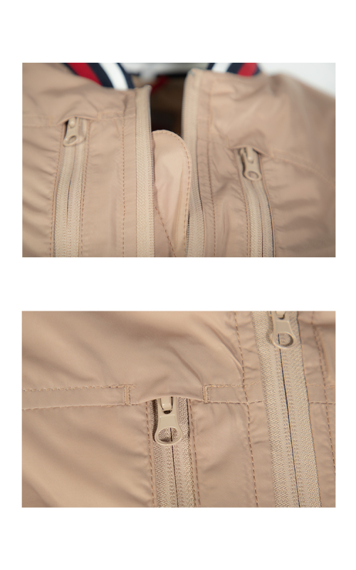 Куртка-бомбер мужская п/э Честер бежевый