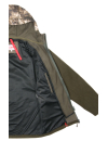 Куртка суконная с отстегивающейся манишкой олива