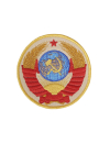 Шеврон ГЕРБ СССР 9,5 см кордура бежевый
