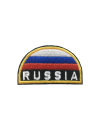 Шеврон ФЛАГ RUSSIA полукруг кордура желтый