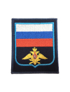 Шеврон ФЛАГ РФ ОРЁЛ ВКС 8,5х10 см сукно синий