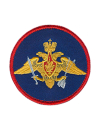 Шеврон эмблема РВСН круглый 9 см сукно синий