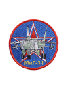 Шеврон МИГ-31 круглый 10 см синий