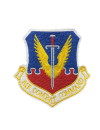 Шеврон эмблема AIR COMBAT COMMAND вырезанный кордура синий