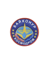 Шеврон КОСМОДРОМ БАЙКОНУР 9,5 см кордура серый