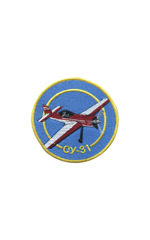 Шеврон СУ-31 круглый 9,5 см синий