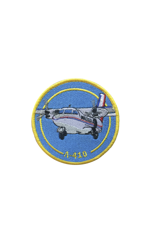 Шеврон Л-410 круглый 9,5 голубой
