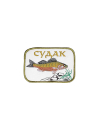 Шеврон СУДАК скругл. прямоугольник белый на тремопленке