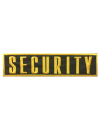 Шеврон на спину  SECURITY 27,9 х 6,7 см черный