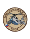 Шеврон MI-24 круглый 10,5 см бежевый