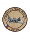 Шеврон SU-24 круглый 10,5 см бежевый