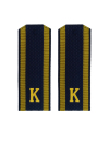 Погоны ВКС КУРСАНТ на куртку картон черный